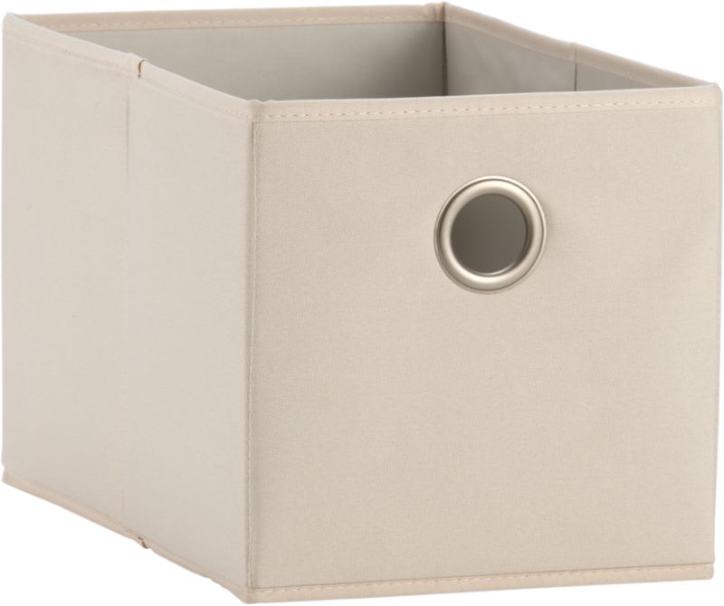 Small Buff Tote with Grommet. 10"Wx15.5"Dx10"H