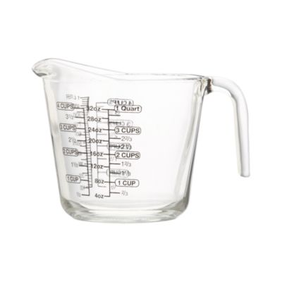 Crate and Barrel Glass Measuring Cup