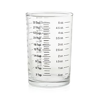 Glass 5-Ounce Mini Measuring Cup
