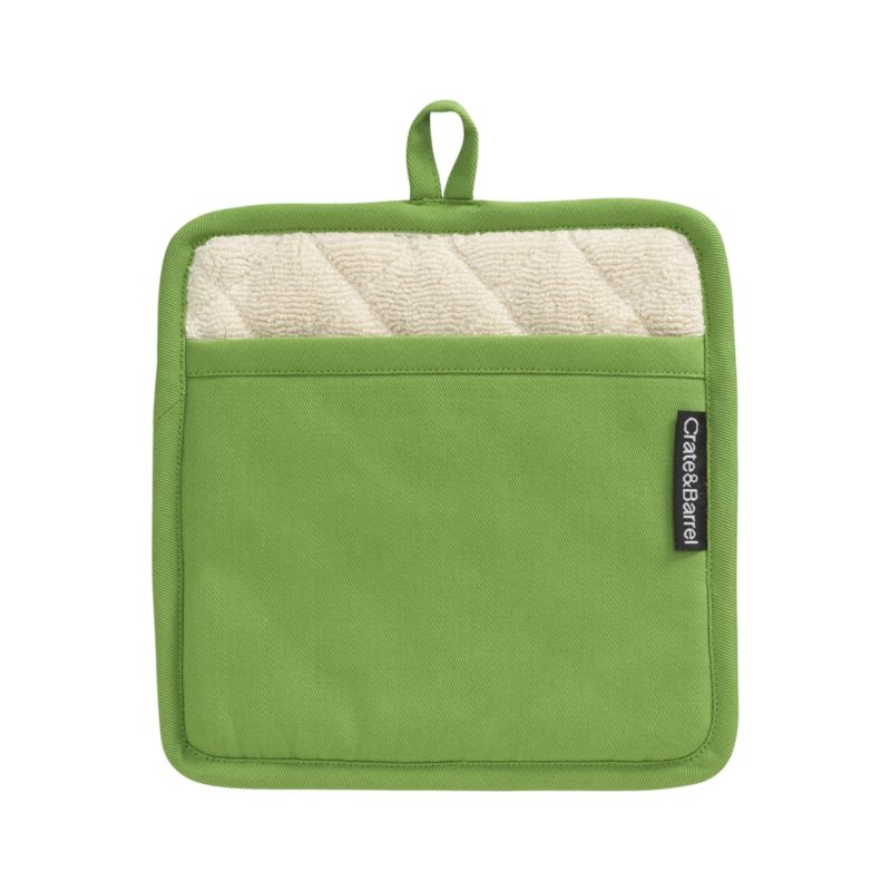Crate & Barrel Spring Green Potholder