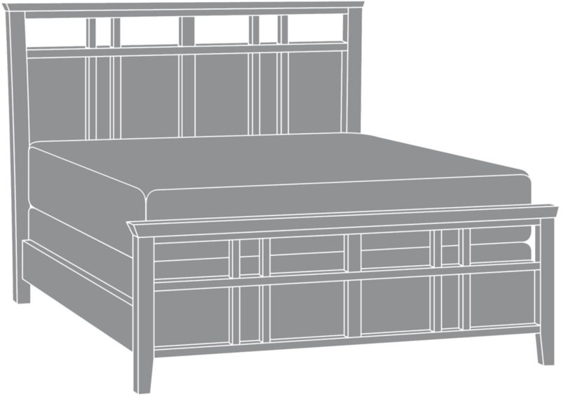 Natural Queen Bed