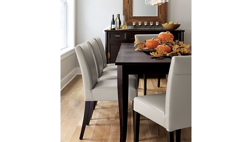Cabria Dark Extension Dining Table Crate and Barrel