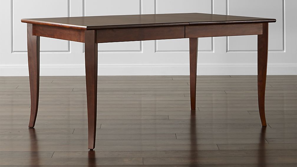 Cabria Honey Brown Extension Dining Table Crate and Barrel