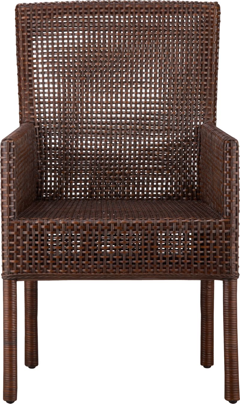 Cabria Honey Brown Woven Arm Chair