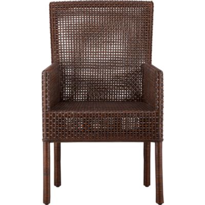 Cabria Honey Brown Woven Arm Chair