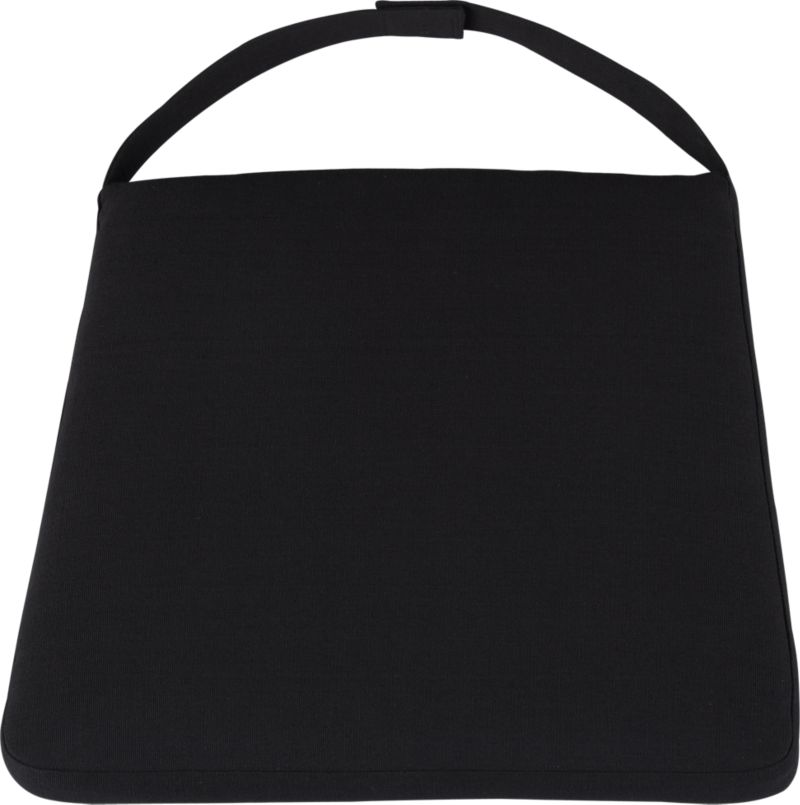 Black Cushion for Woven Side Chair.