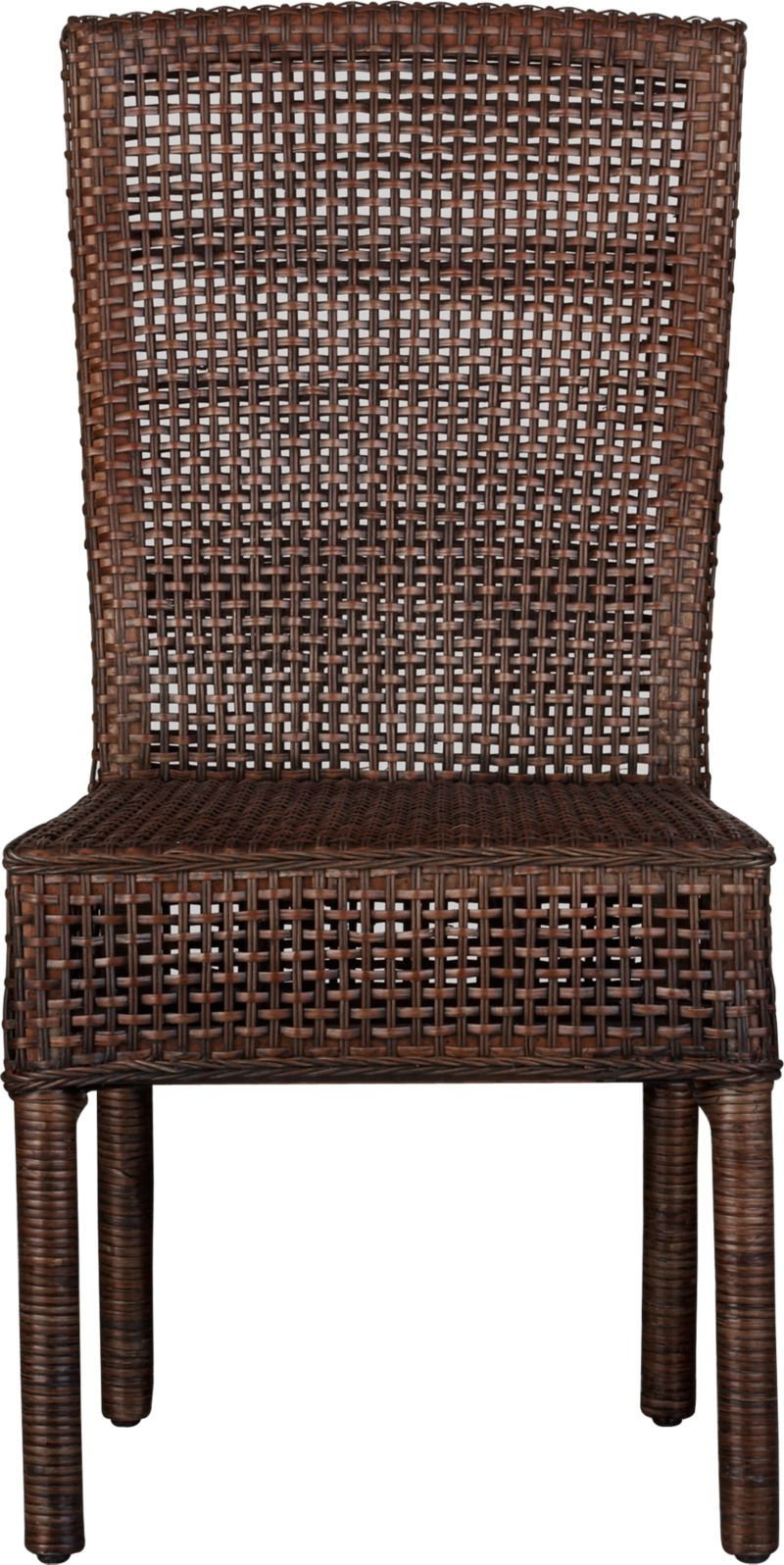 Cabria Honey Brown Woven Side Chair