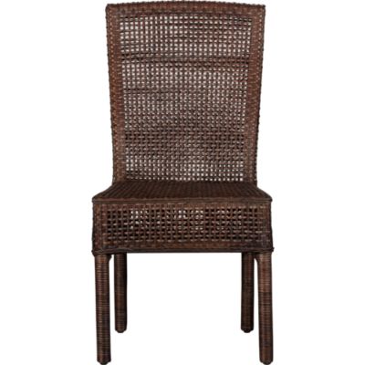 Cabria Honey Brown Woven Side Chair