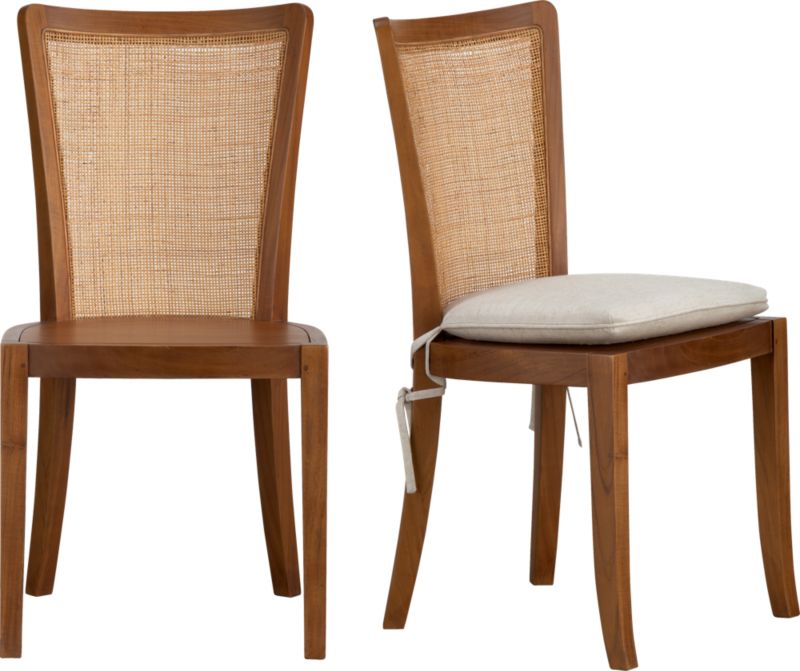Calista Side Chair and Natural Cushion