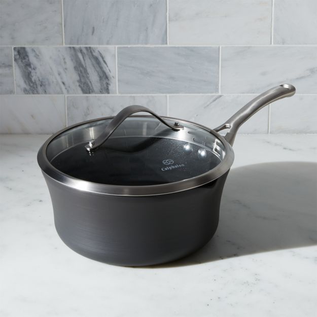 Calphalon Contemporary NonStick 3.5 qt. Pour & Strain Saucepan