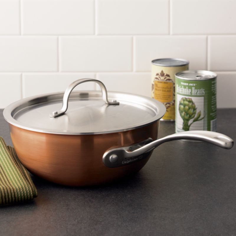 Calphalon (r) Tri-Ply Copper Chef's Pan