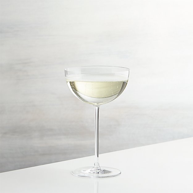 Camille Champagne Coupe Glass Crate and Barrel