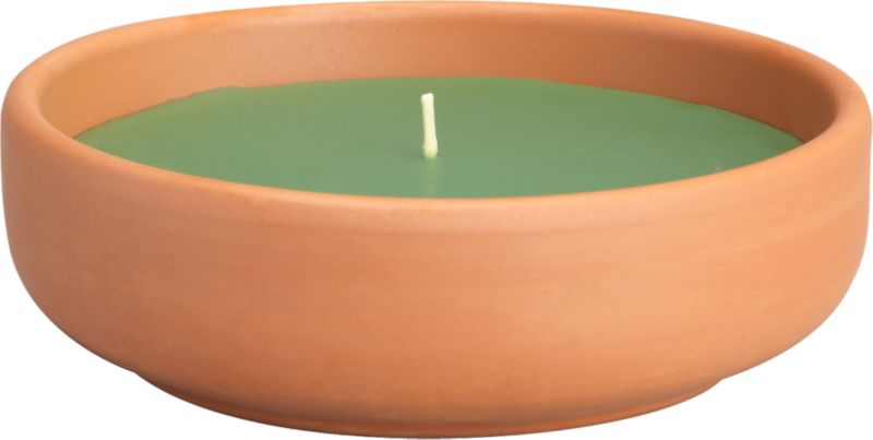 Green Citronella Candlepot