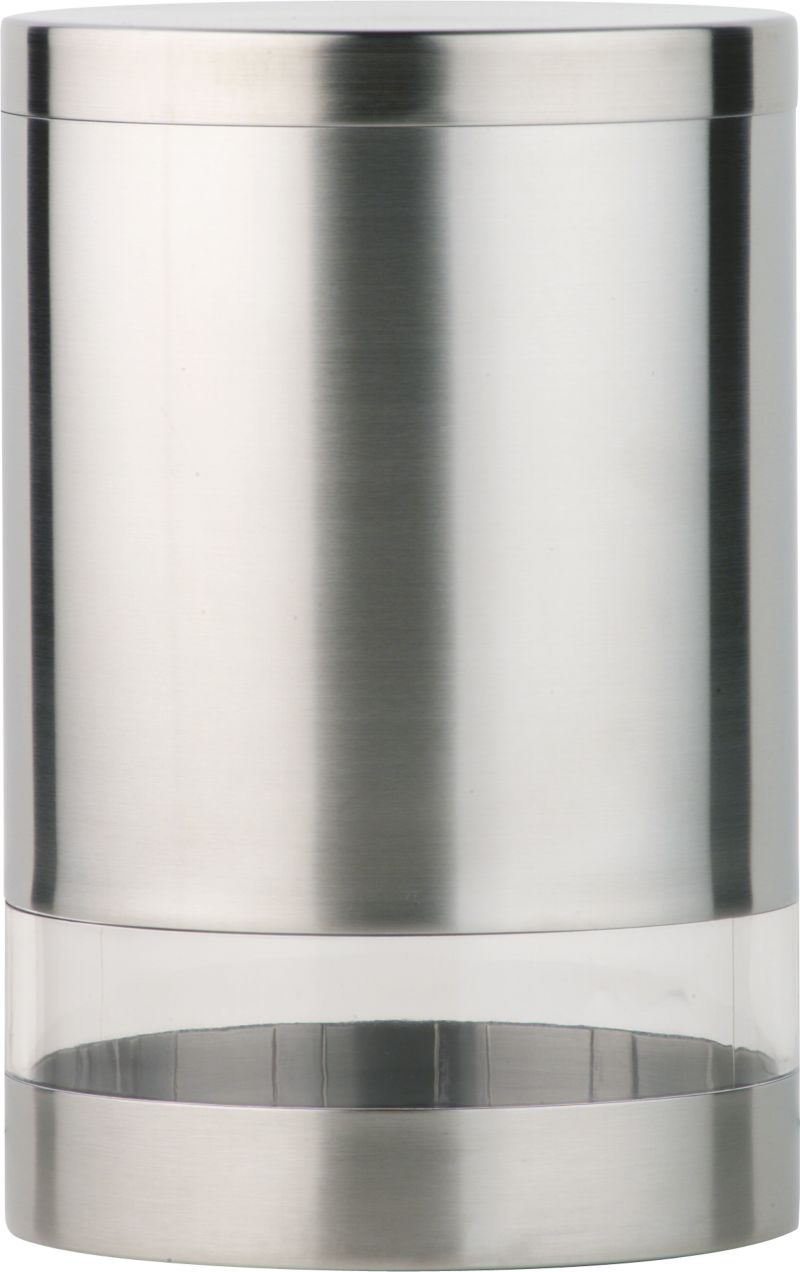 Stainless Steel/Acylic Large Canister 110oz.