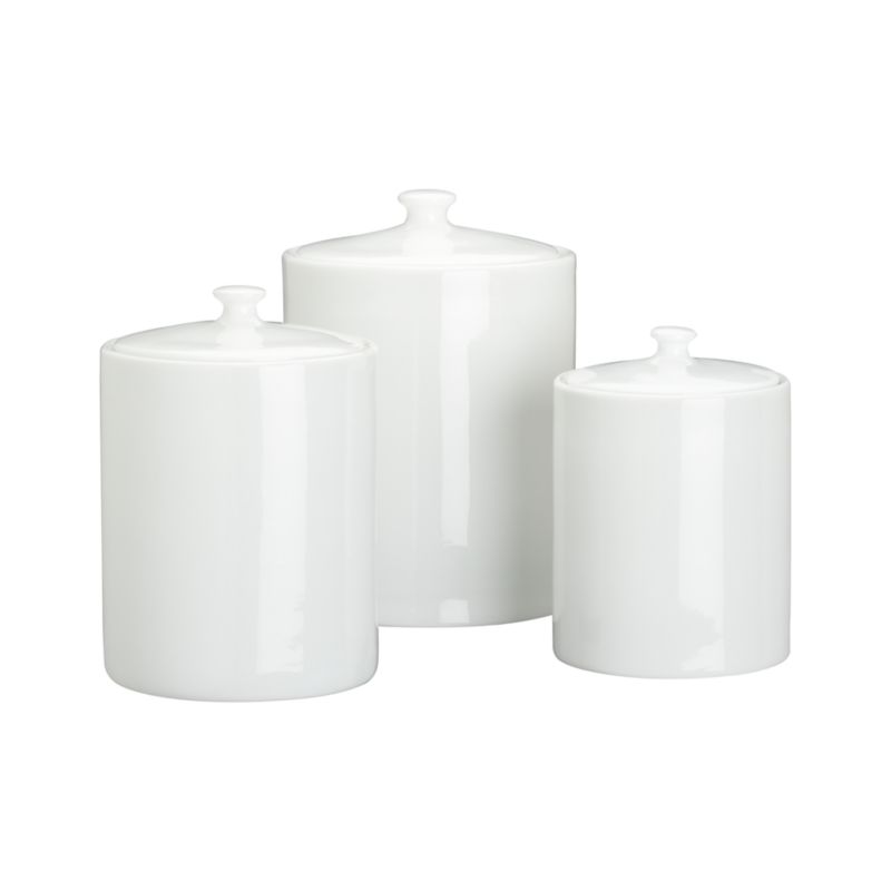 White Canisters