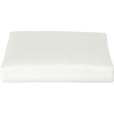 Canyon Sunbrella® White Sand Ottoman Cushion