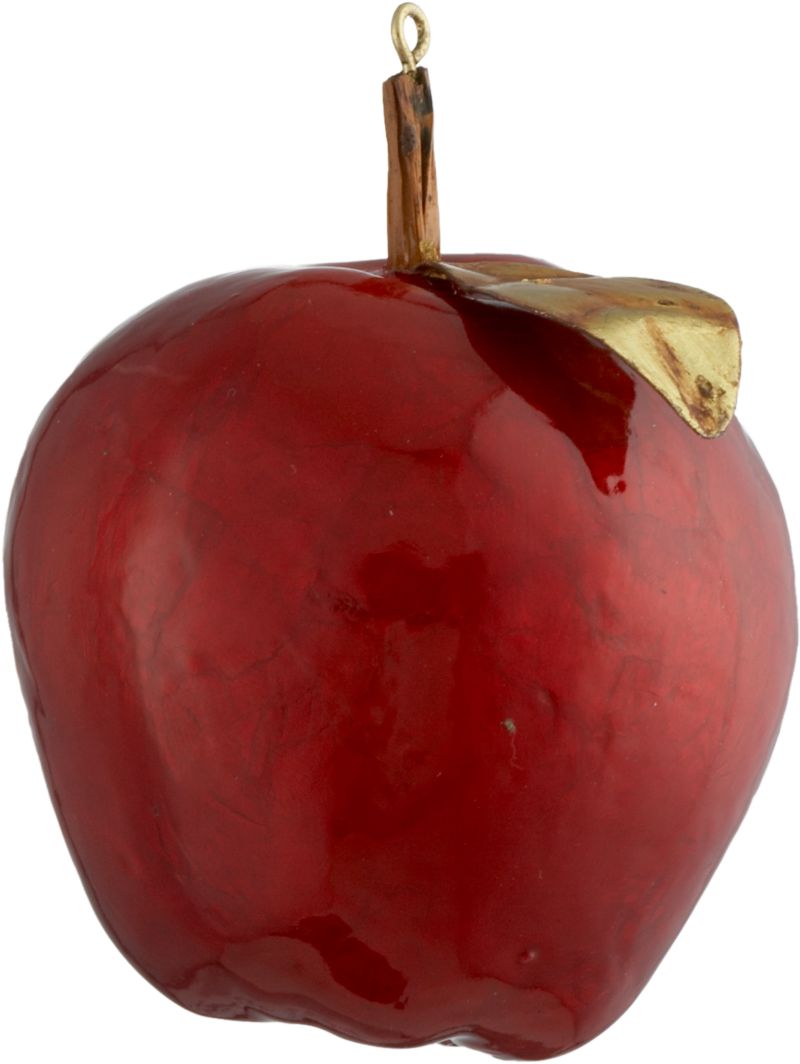 Capiz Apple Ornament