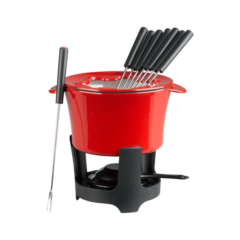 Cast Iron Fondue Set