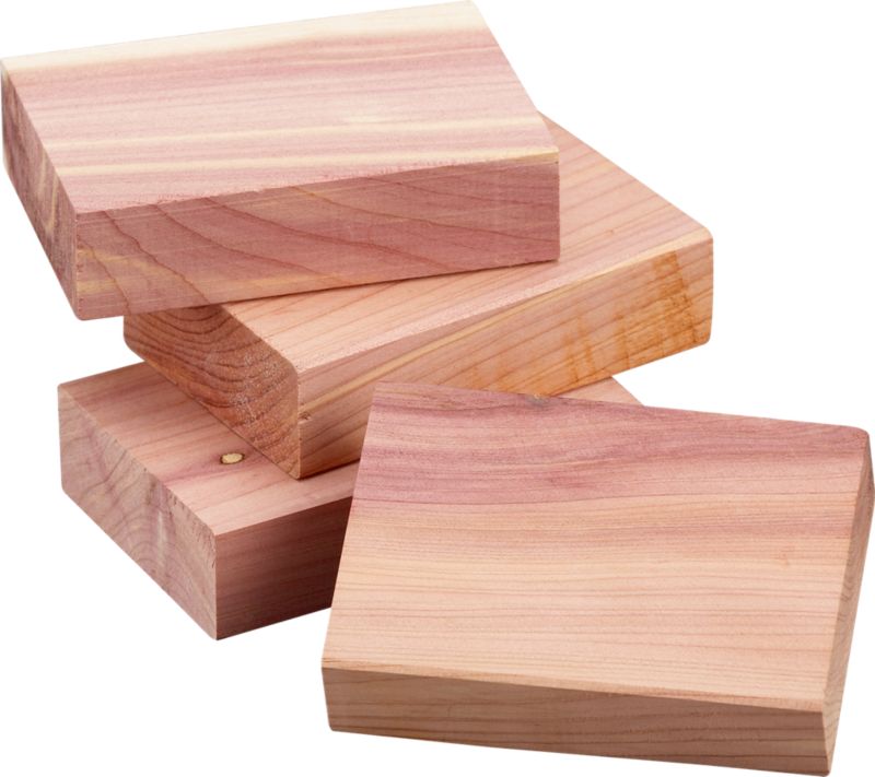 Set of 4 Lavender Cedar Blocks