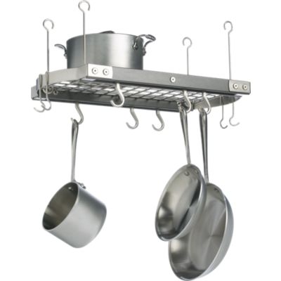 Small Grey Ceiling Pot Rack