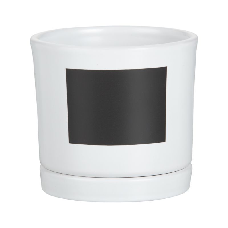 Chalkboard Herb Pot with Saucer