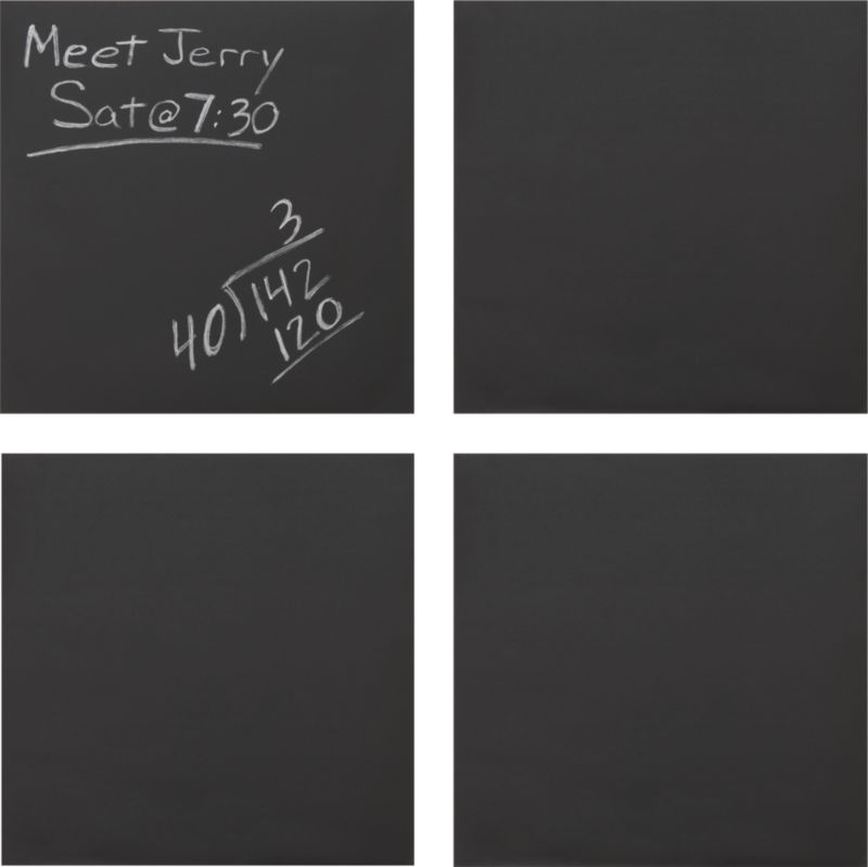 Chalkboard Square Set of Four