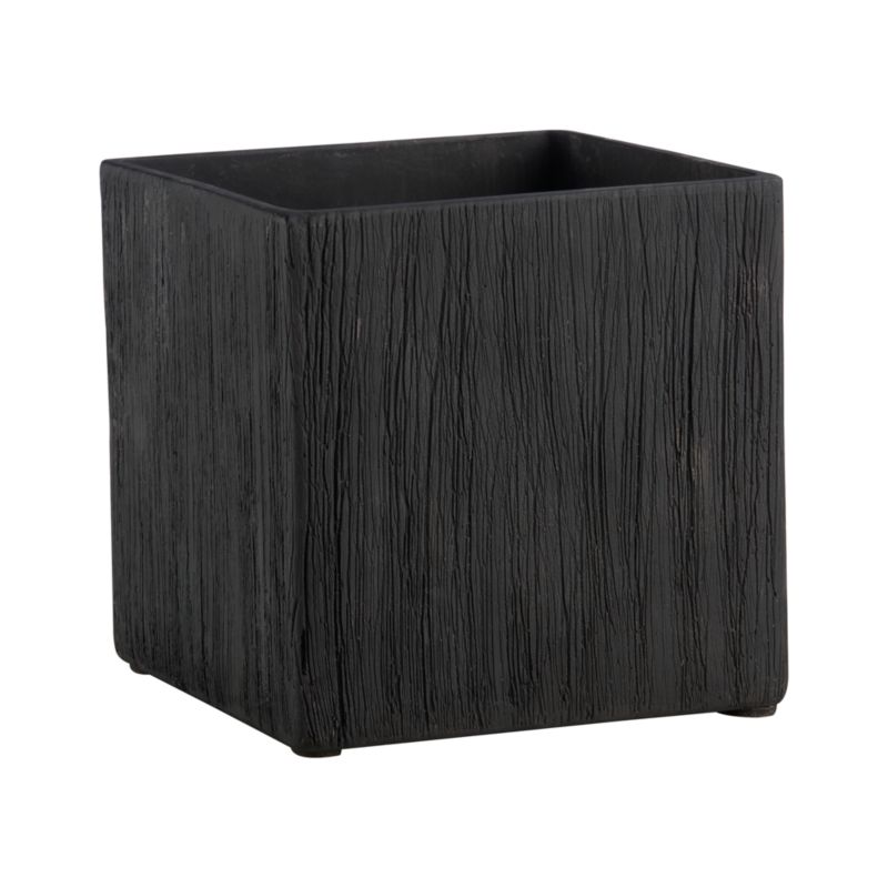 Charcoal Cube Planter