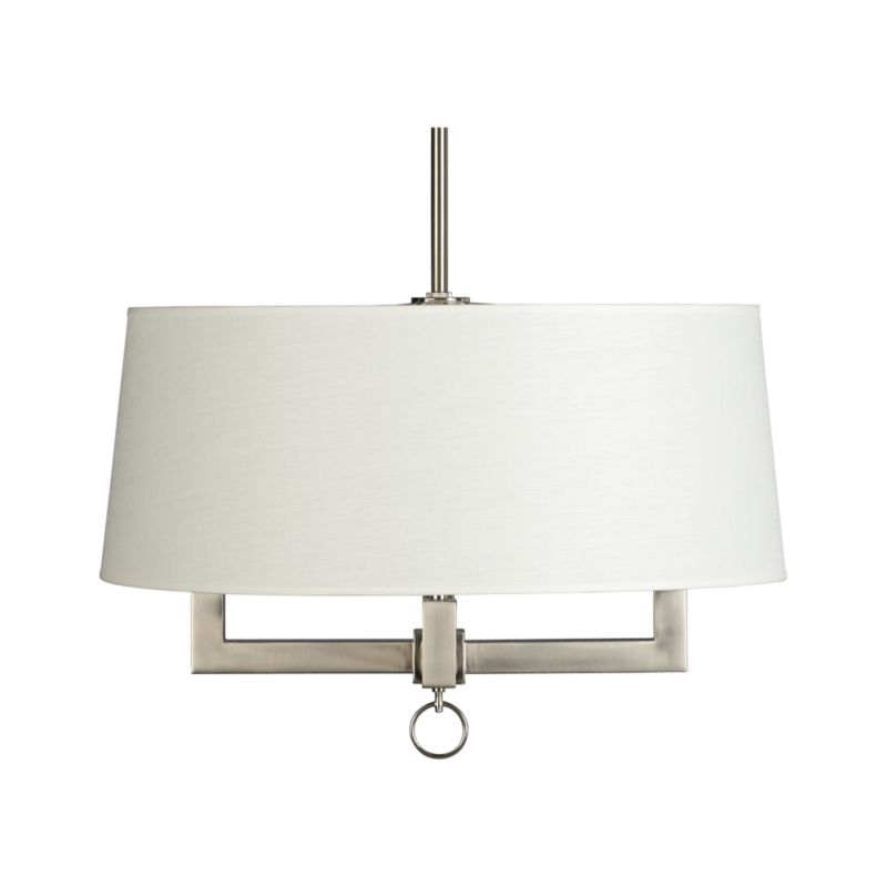 Charles Nickel Chandelier