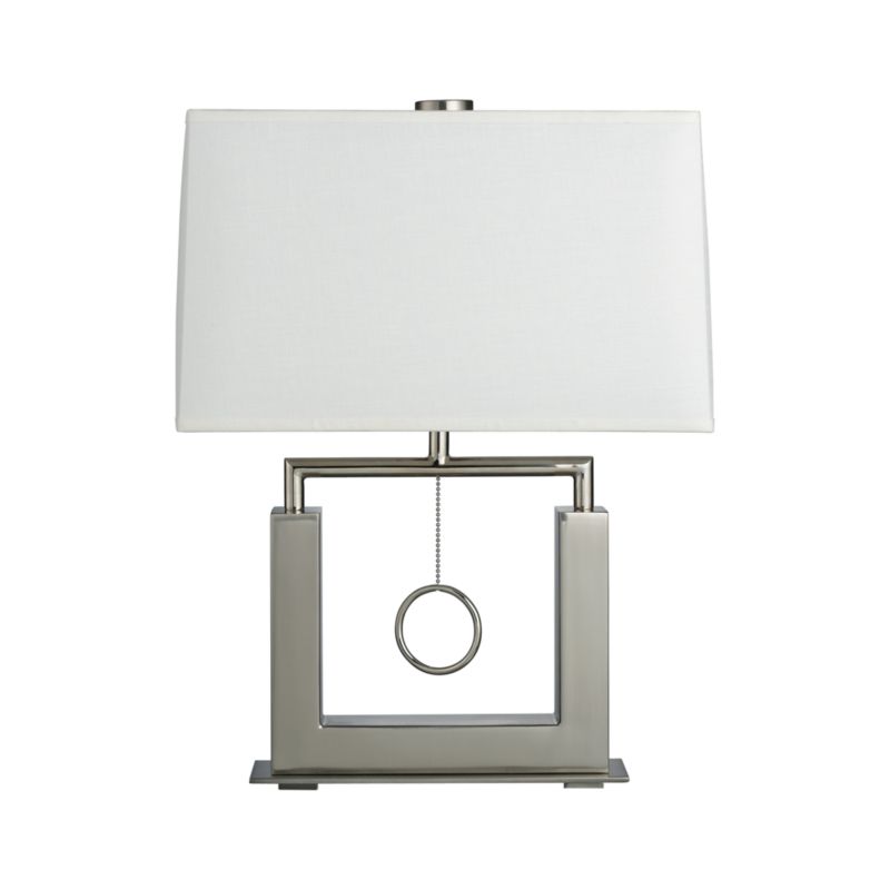 Charles Nickel Table Lamp