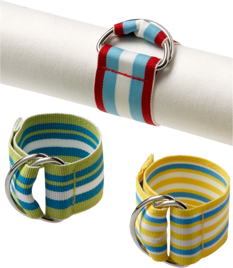 Chatham Stripe Napkin Rings