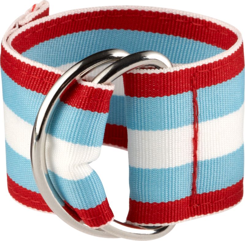 Chatham Red Stripe Napkin Ring