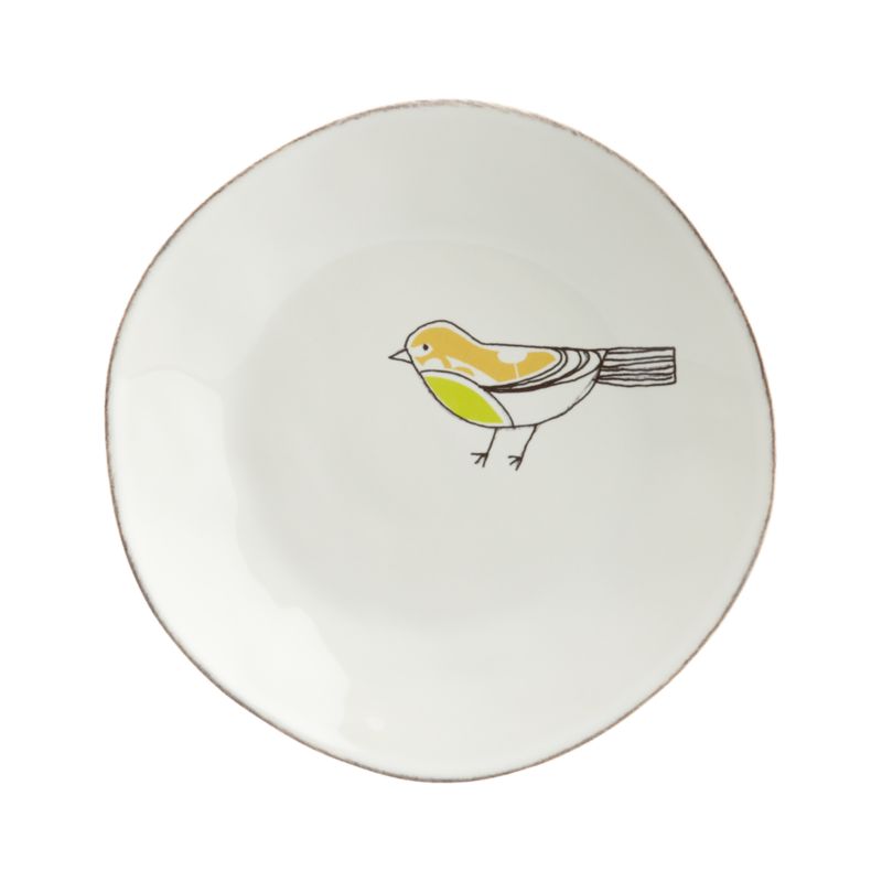 Chickadee Green 8.25" Plate