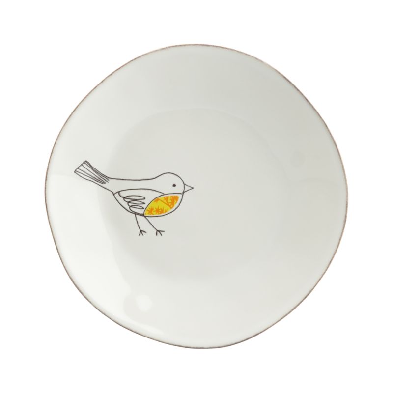 Chickadee Yellow 8.25" Plate