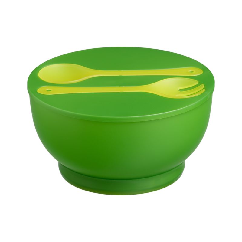 3-Piece Chill 10" Salad Bowl and 9" Salad Servers Set