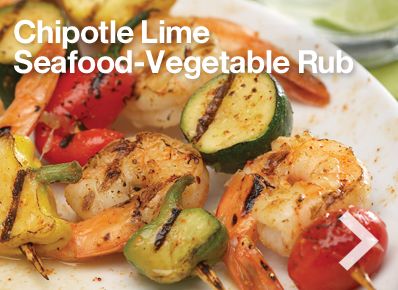 Chipotle Lime Seafood-Vegetable Rub