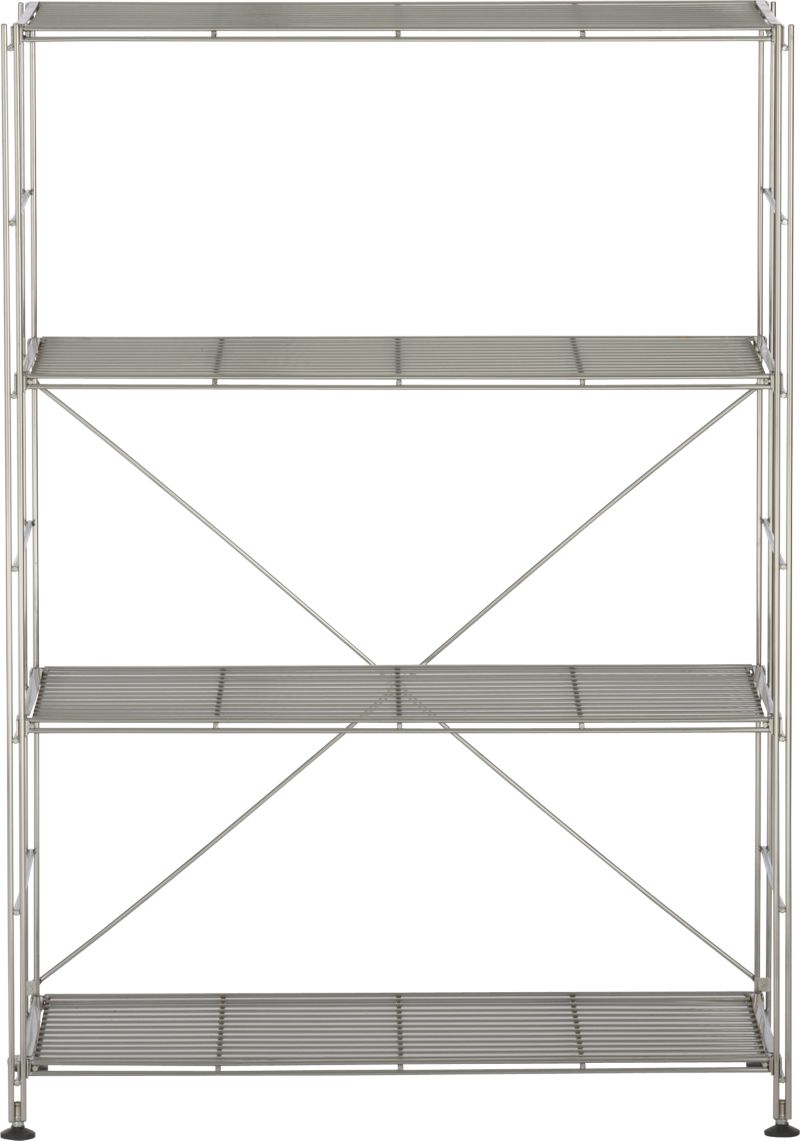 Chrome 4-Shelf Unit