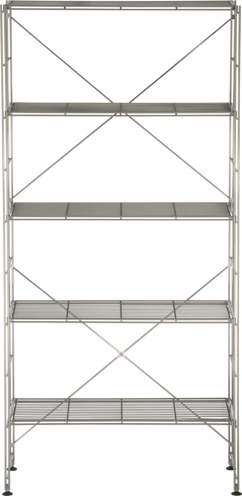 Chrome 5-Shelf Unit