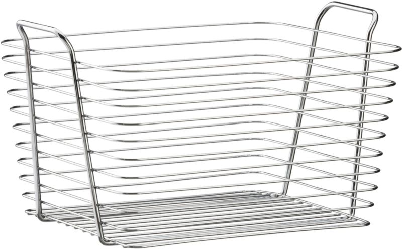 Large Chrome Basket