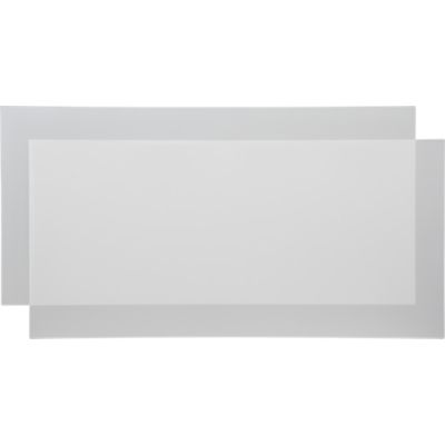 Set of 2 Polypropylene Boards for Chrome 4-Drawer Cart