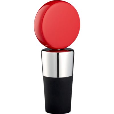 Circ Red Bottle Stopper