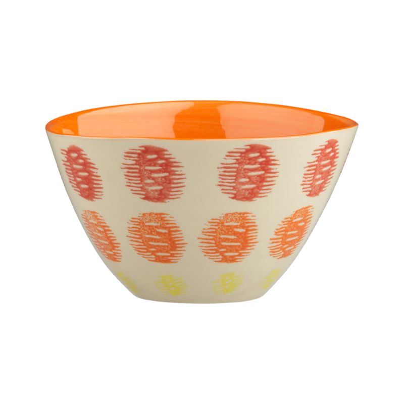 Circa Orange 6" Bowl