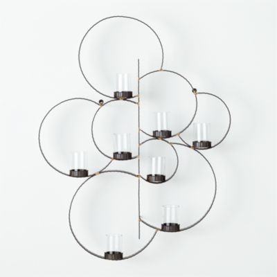Steel Candle Holder | Crate and Barrel