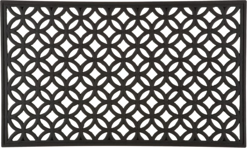 Circles Rubber Doormat