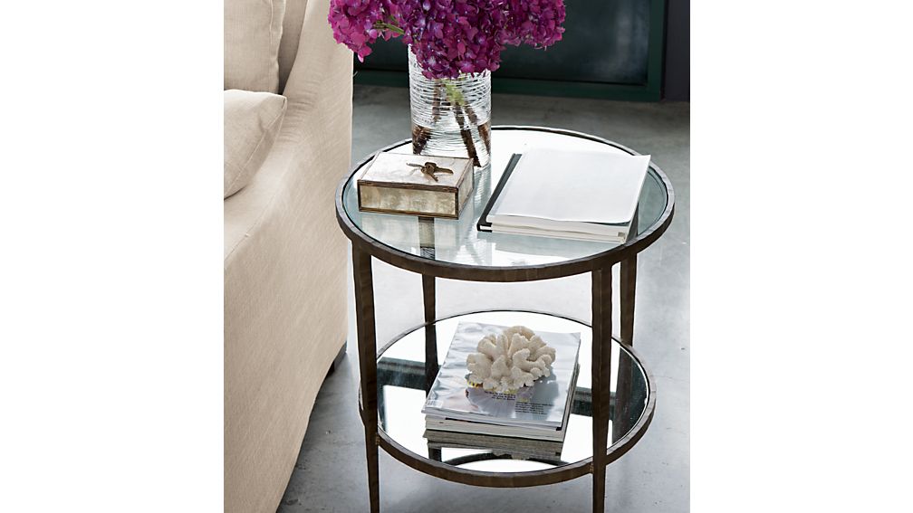 Clairemont Round Side Table | Crate and Barrel