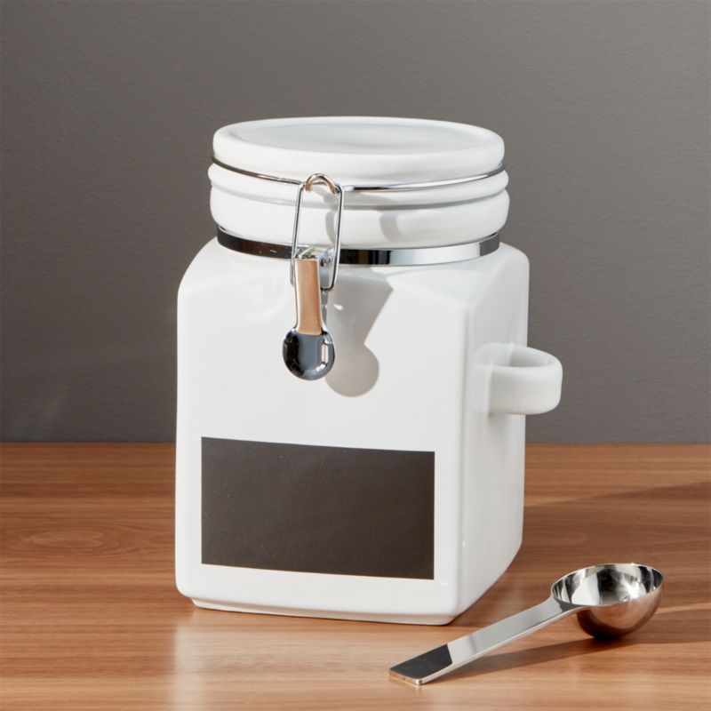Medium Clamp Canister with Chalkboard Crate and Barrel