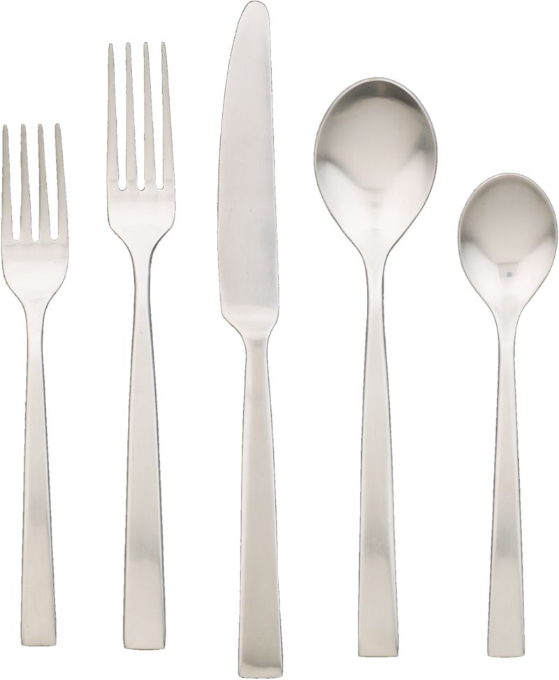 Crate and Barrel - Clark Flatware, 5 piece place setting