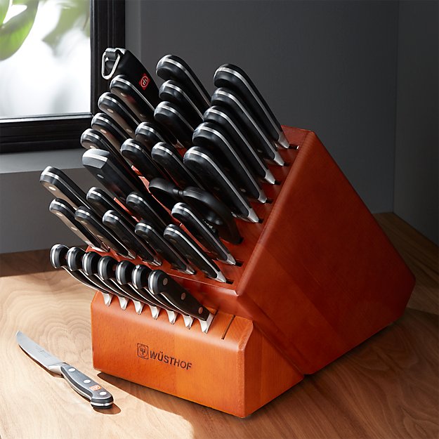 Wüsthof ® Classic 36Piece Knife Block Set Crate and Barrel