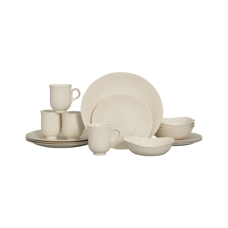 16-Piece Set: four 4-piece place settings.