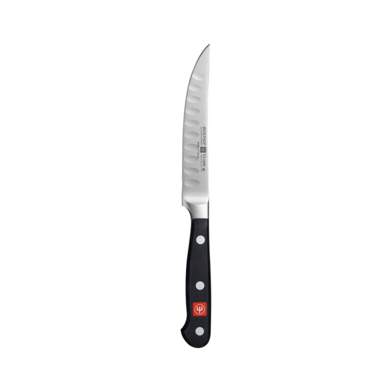 Wüsthof® Classic Black 4.5" Hollow Edge Steak Knife