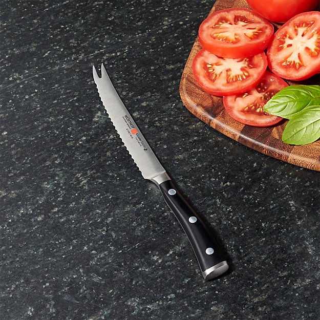 Wüsthof ® Classic Ikon 5" Tomato Knife Crate and Barrel